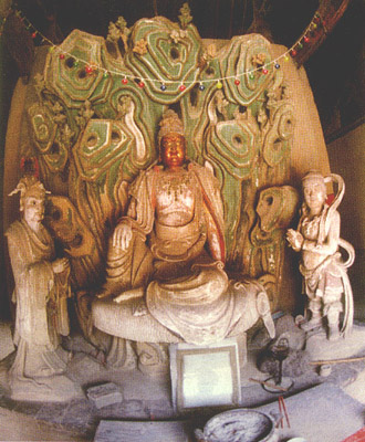 A scenic view of Linfen Pujing Temple