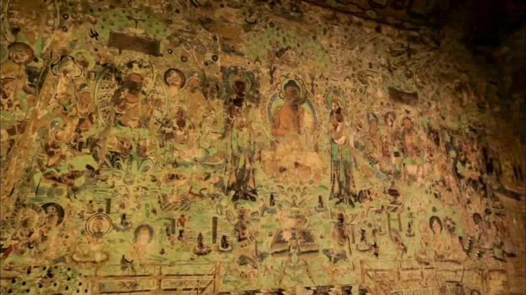 A scenic view of Linfen Qilijiao Thousand Buddha Grottoes