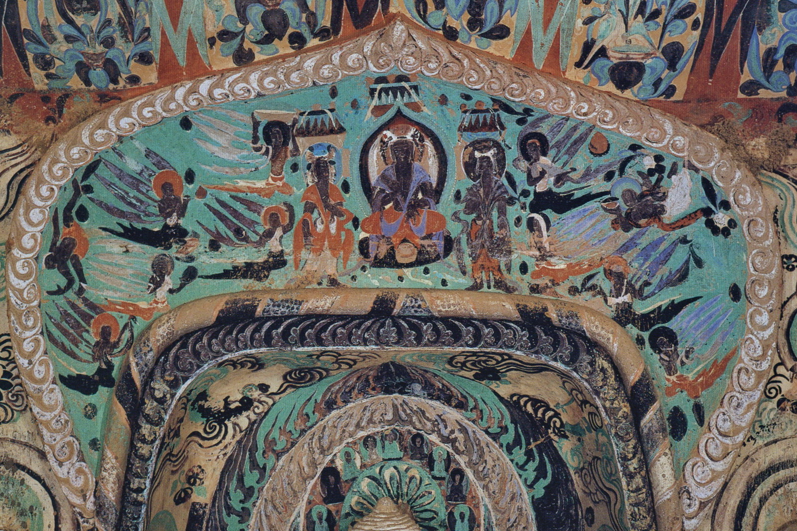 A scenic view of Linfen Qilijiao Thousand Buddha Grottoes