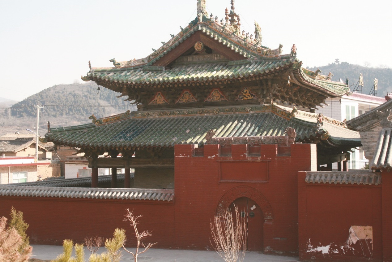 A scenic view of Linfen Reliu Guandi Temple