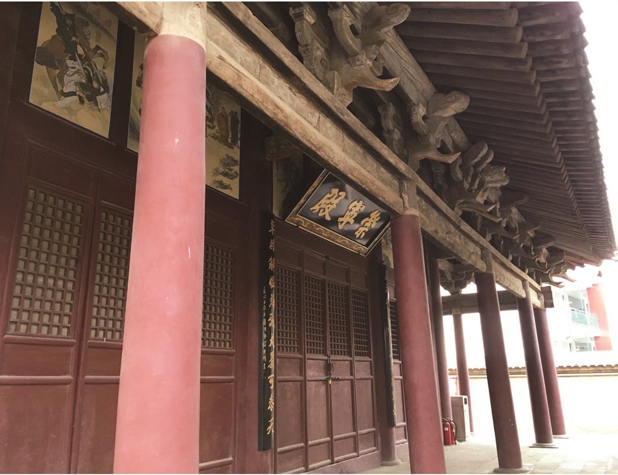 A scenic view of Linfen Reliu Guandi Temple