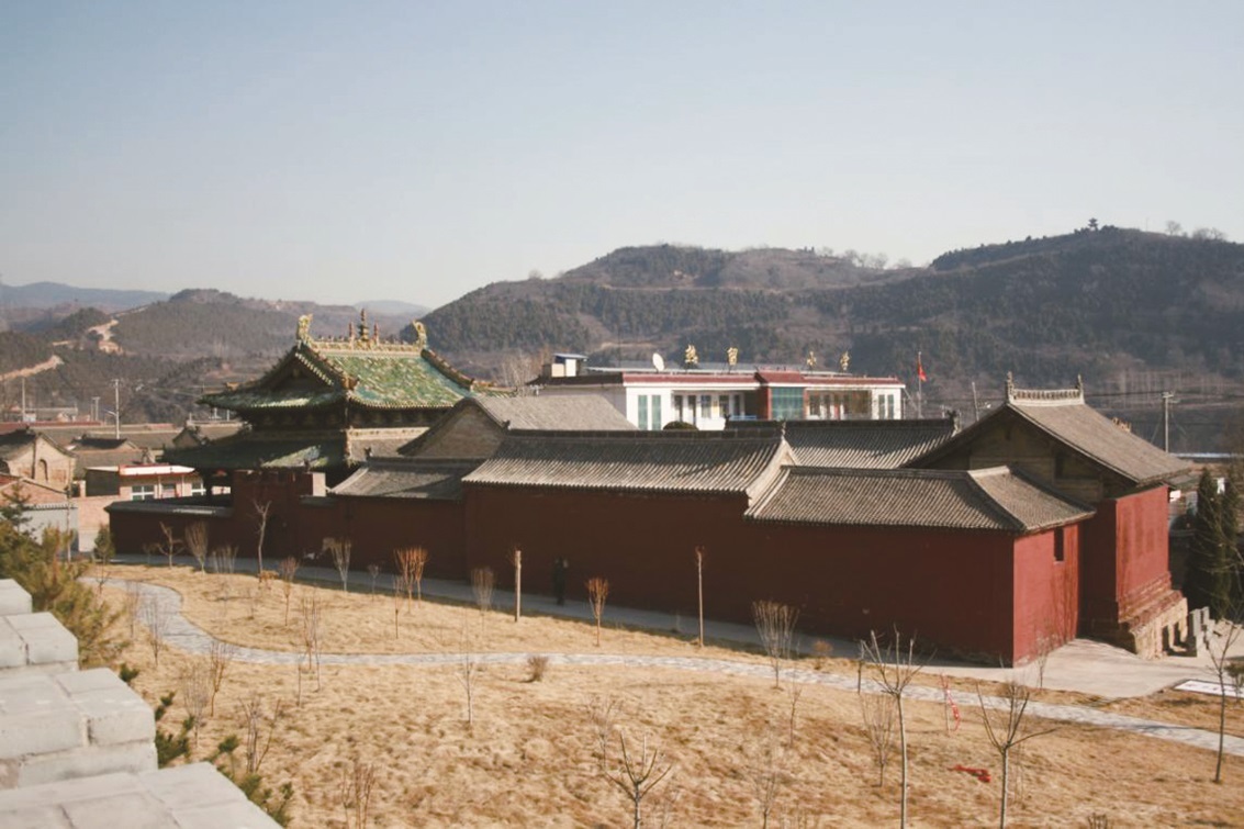 A scenic view of Linfen Reliu Guandi Temple