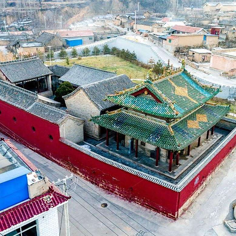 A scenic view of Linfen Reliu Guandi Temple