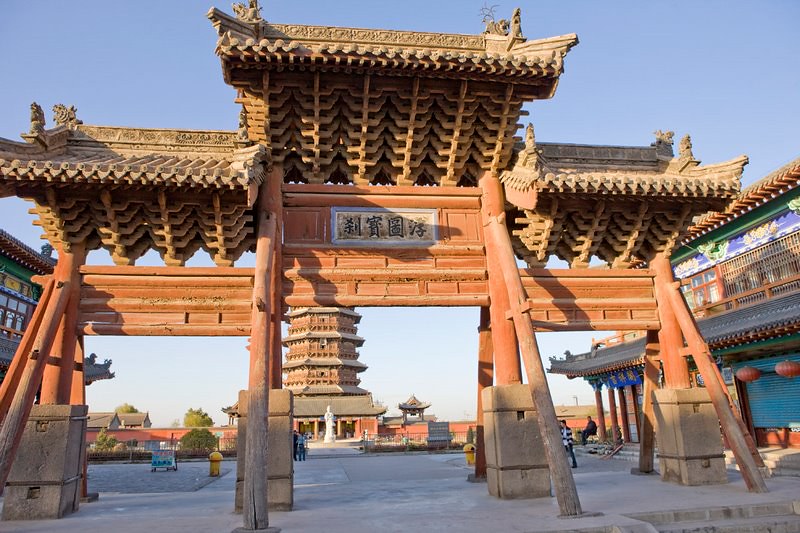 A scenic view of Linfen Shi Si Paifang And Mu Si Paifang