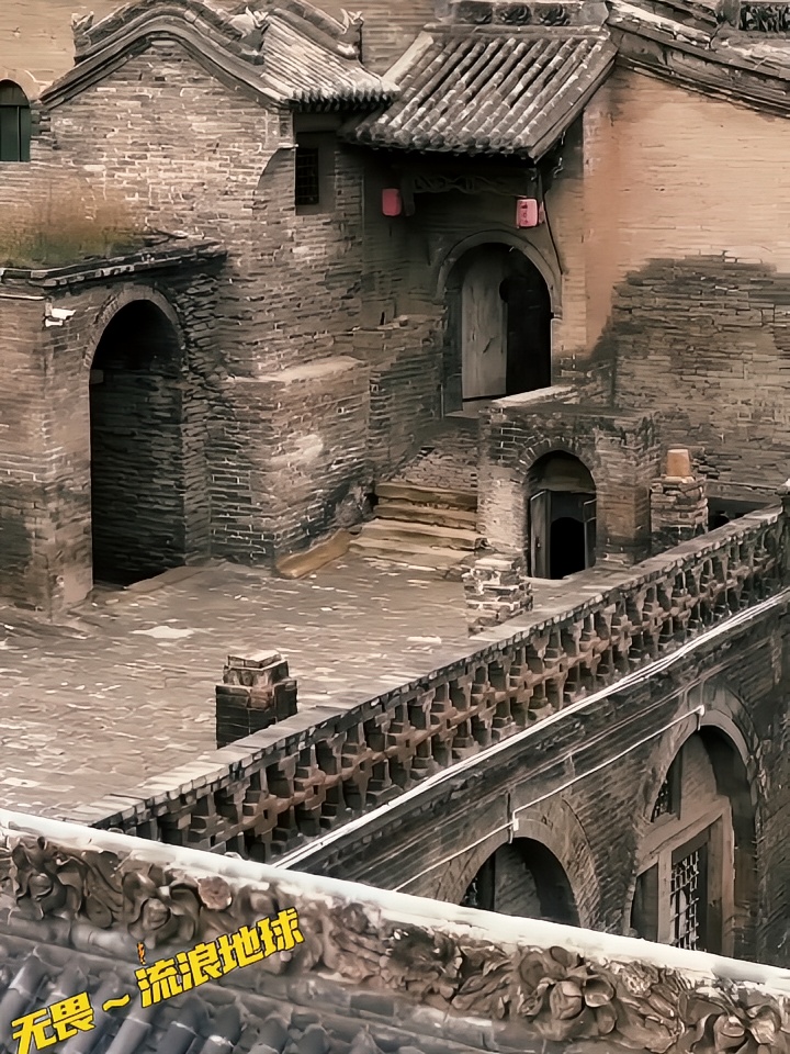 A scenic view of Linfen Shijiagou Ancient Buildings