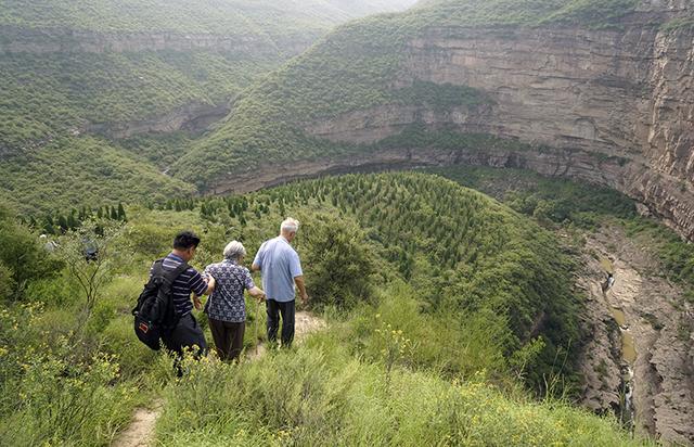 A scenic view of Linfen Shizitan Site