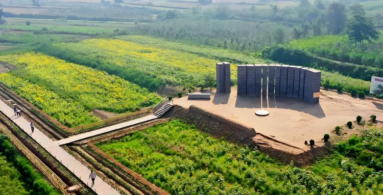 A scenic view of Linfen Taosi North Tomb