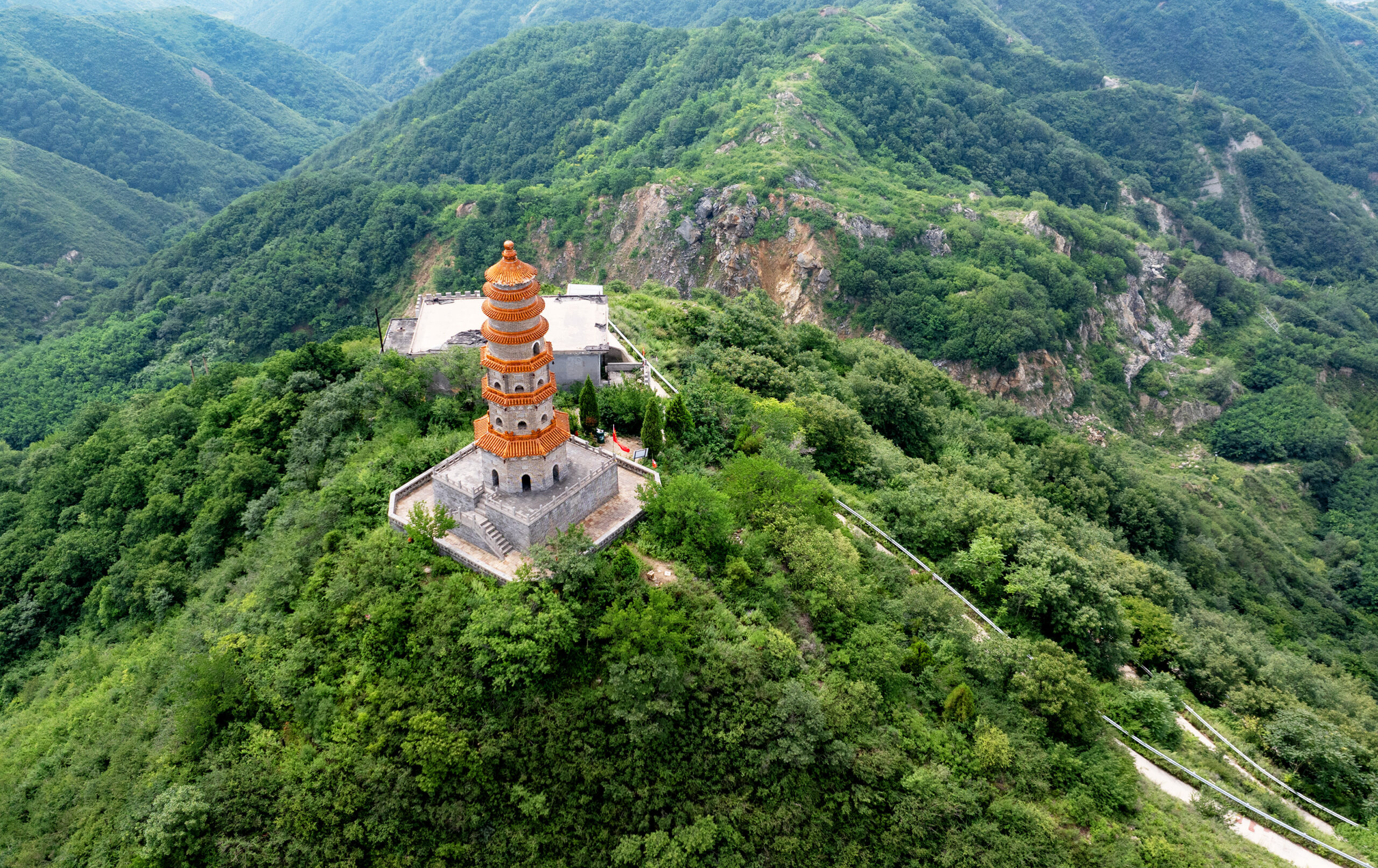 A scenic view of Linfen Taosi North Tomb