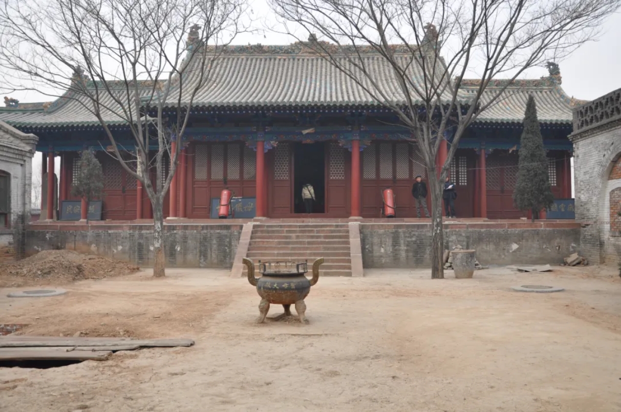 A scenic view of Linfen Wahuang Miao