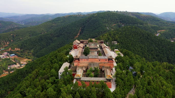 A scenic view of Linfen Wangqu Dongyue Temple