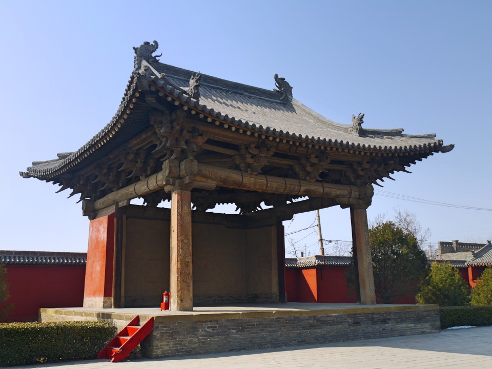 A scenic view of Linfen Wangqu Dongyue Temple