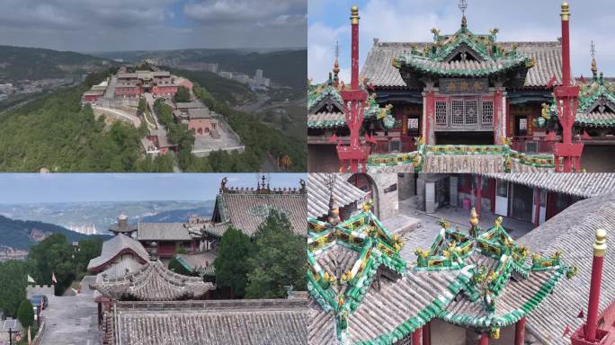 A scenic view of Linfen Wangqu Dongyue Temple