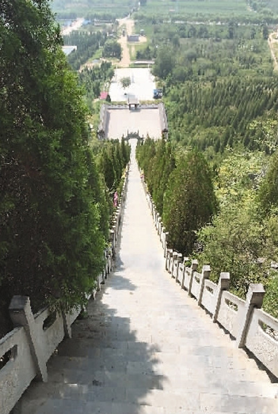 A scenic view of Linfen Weigou Beishou City Site