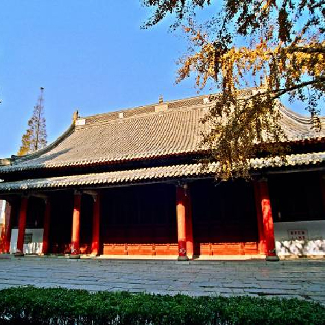 A scenic view of Linfen Xiangling Confucian Temple Hall