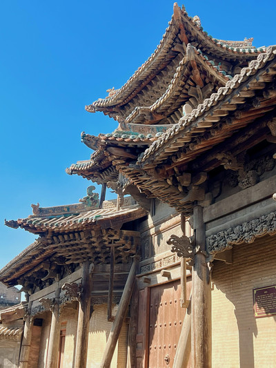 A scenic view of Linfen Xiangling Confucian Temple Hall