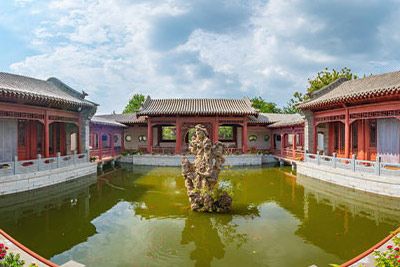 A scenic view of Linfen Xiangning Shousheng Temple