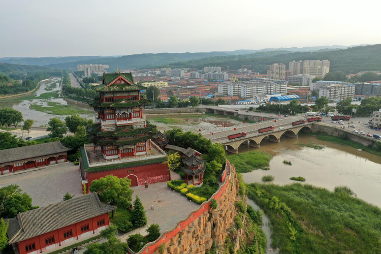 A scenic view of Linfen Xiaolicun Taiyue Government Site