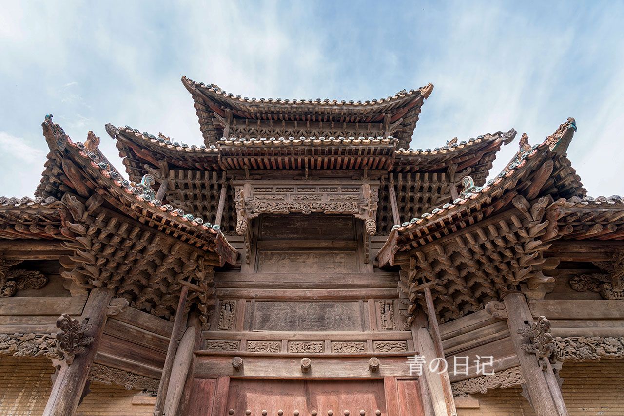 A scenic view of Linfen Yonghe Confucian Temple Hall