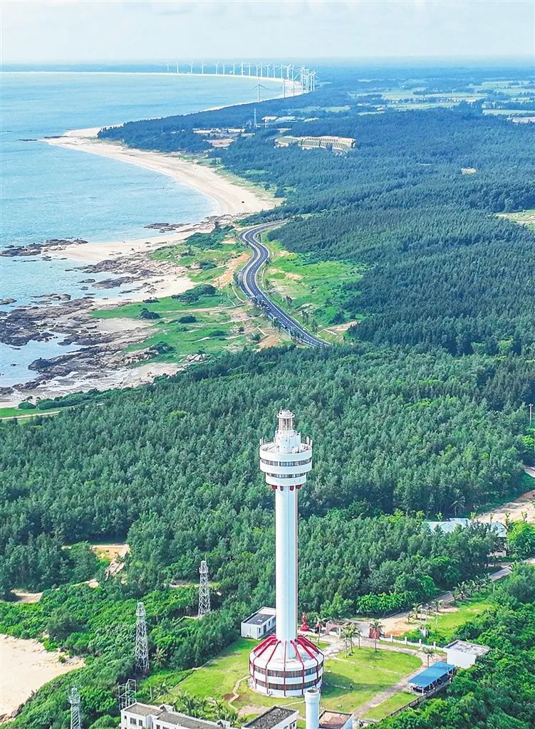 A scenic view of Lingao Lingaojiao Dengta
