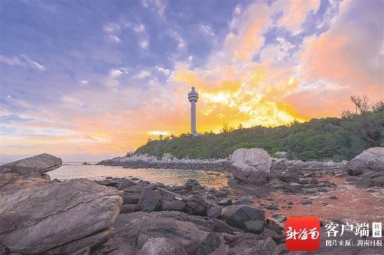 A scenic view of Lingao Lingaojiao Dengta