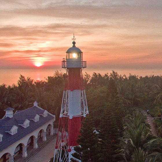 A scenic view of Lingao Lingaojiao Dengta