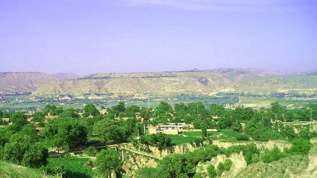 A scenic view of Linxia Qijiaping Yizhi