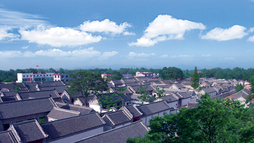 A scenic view of Linyi Balujun Yiyiwu Shi Silingbu Jiuzhi