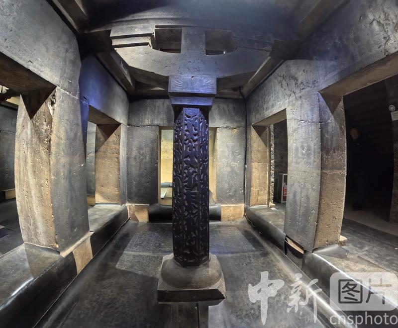 A scenic view of Linyi Beizhai Muqun