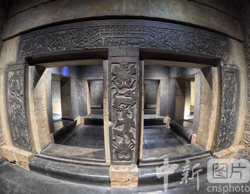 A scenic view of Linyi Beizhai Muqun