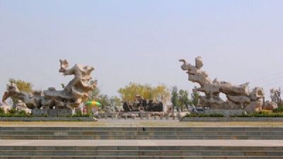A scenic view of Linyi Feixian Gucheng Yizhi