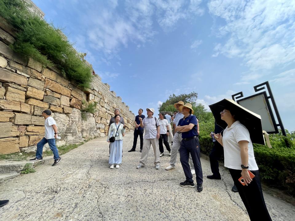 A scenic view of Linyi Jiwanggu Muqun