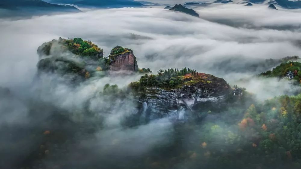A scenic view of Lishui Dushan Shipaifang