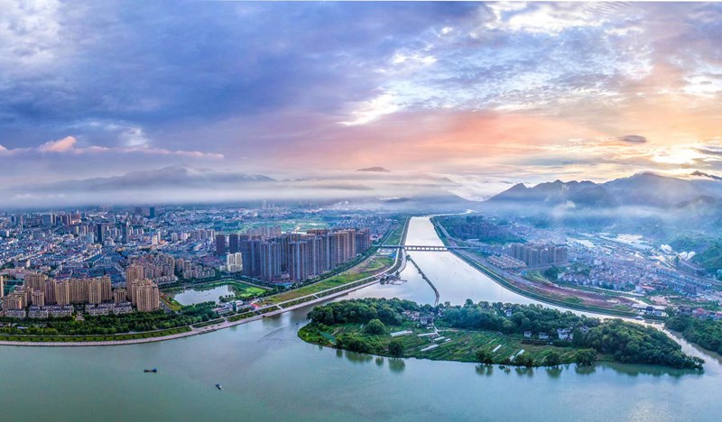 A scenic view of Lishui Haochuan Yizhi