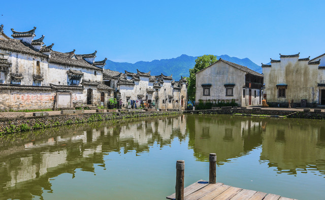 A scenic view of Lishui Heyangcun Xiangtu Jianzhu