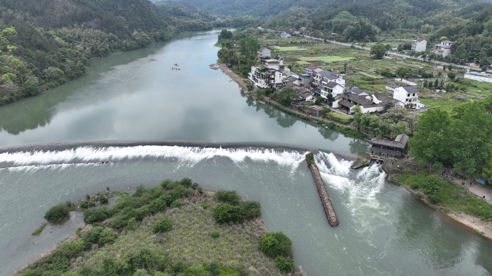 A scenic view of Lishui Tongjiyan