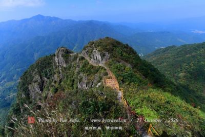 A scenic view of Lishui Wuwenjian Ci