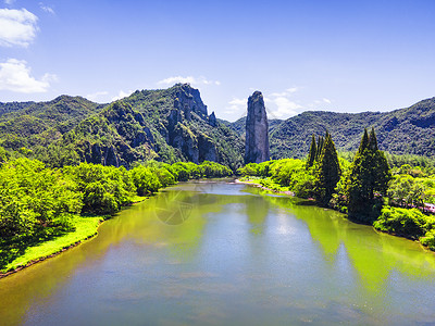 A scenic view of Lishui Xiandu Moya Tiji