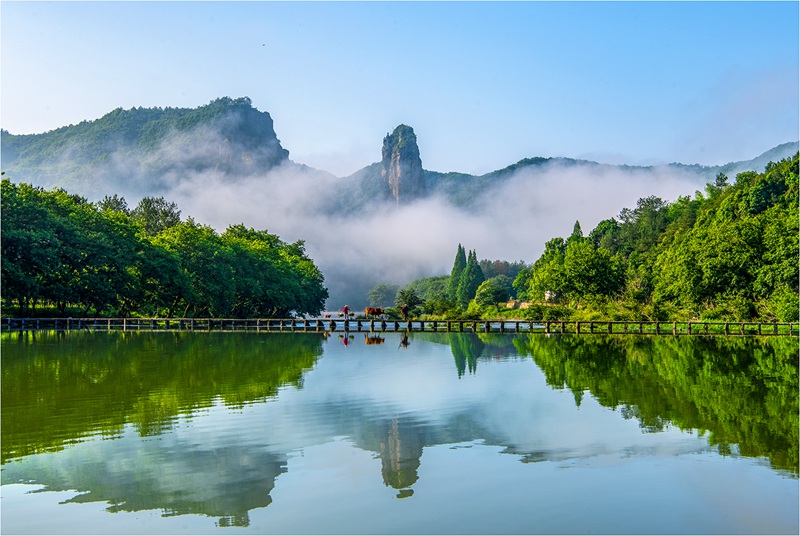 A scenic view of Lishui Xiyangdian