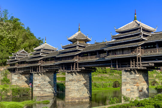 A scenic view of Liuzhou Chengyang Yongjiqiao