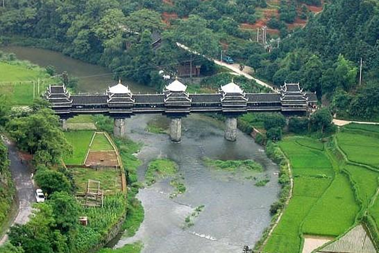 A scenic view of Liuzhou Chengyang Yongjiqiao