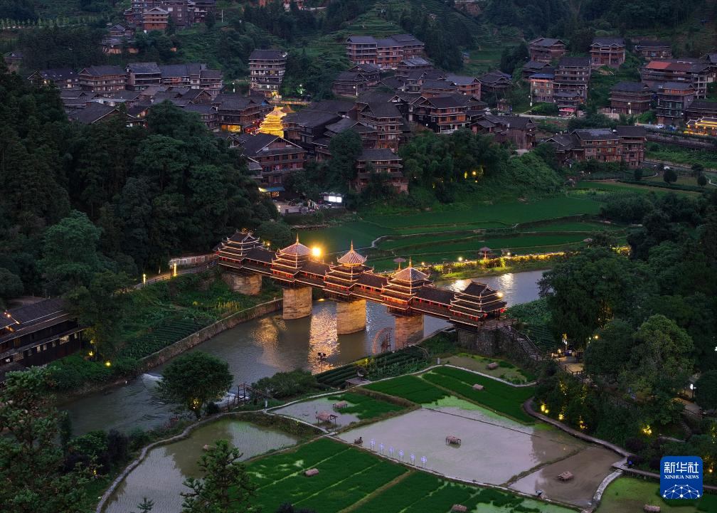A scenic view of Liuzhou Chengyang Yongjiqiao