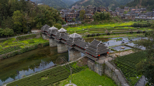 A scenic view of Liuzhou Chengyang Yongjiqiao