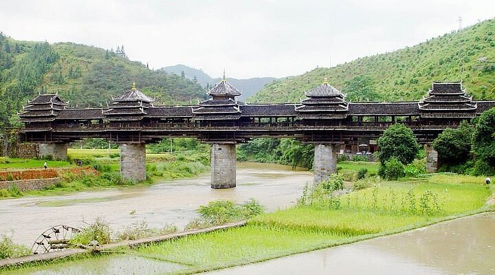 A scenic view of Liuzhou Chengyang Yongjiqiao