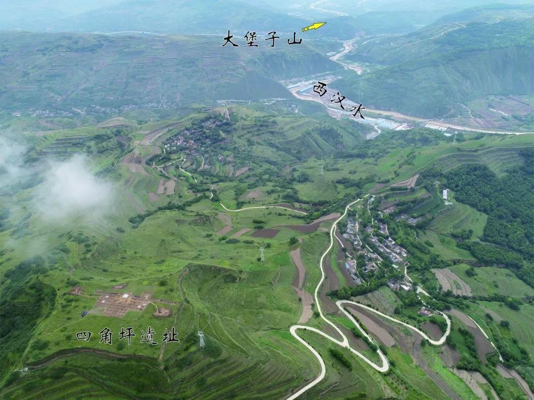 A scenic view of Longnan Dabaozishan Yizhi Ji Muqun
