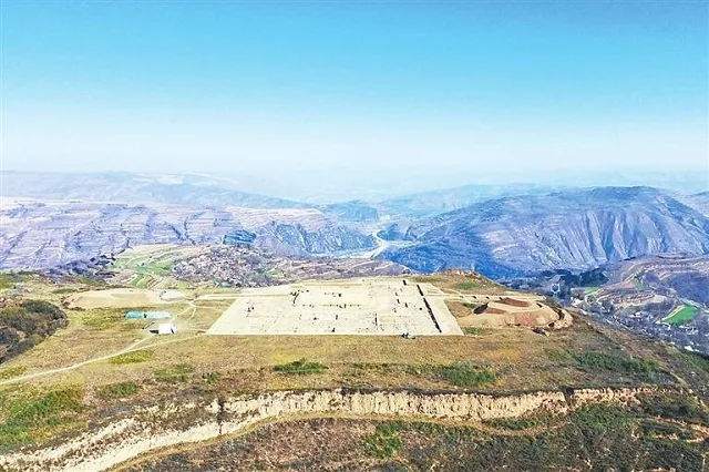 A scenic view of Longnan Shigouping Yizhi
