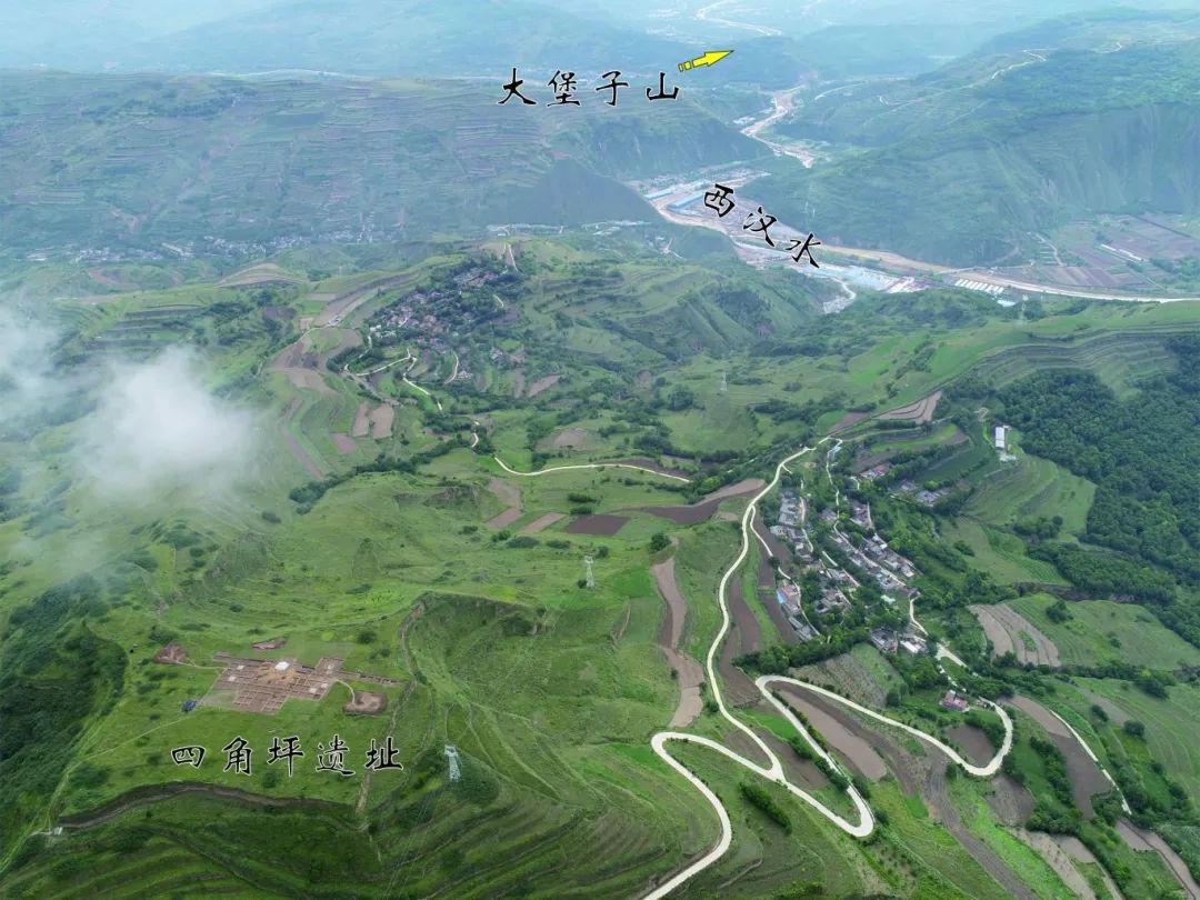 A scenic view of Longnan Shigouping Yizhi