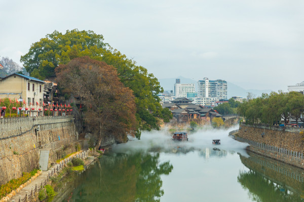 A scenic view of Longyan Changting Geming Jiuzhi