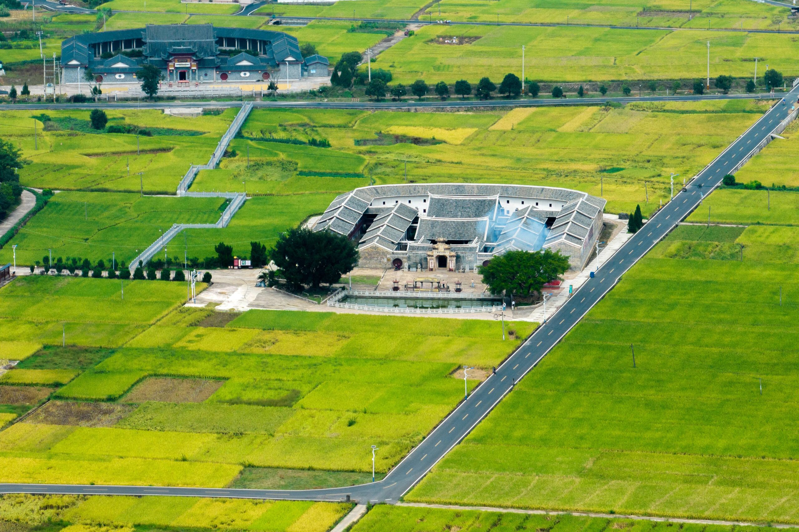 A scenic view of Longyan Guantian Lishi Dazongci