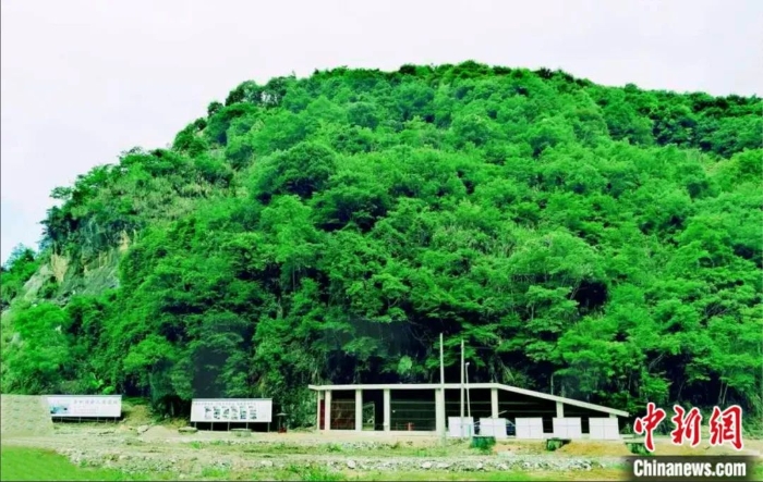 A scenic view of Longyan Qihedong Yizhi