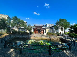 A scenic view of Longyan Sibao Shufang Jianzhu